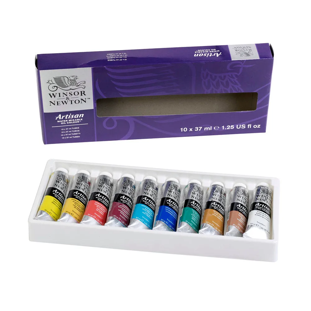 Artisan Water Mixable Oil Colour 10x37ml Tube Set