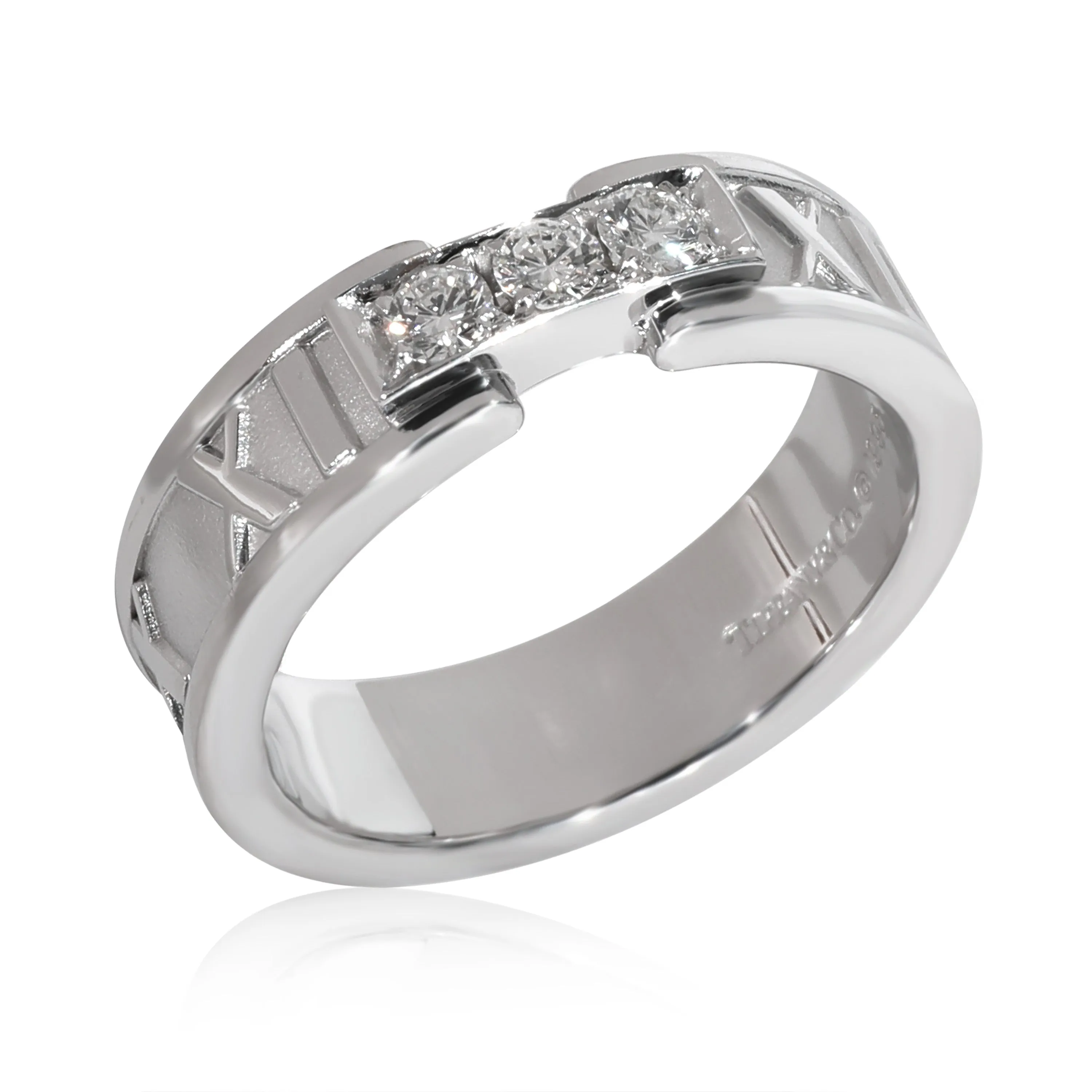 Atlas Diamond Ring in 18k White Gold 0.15 CTW