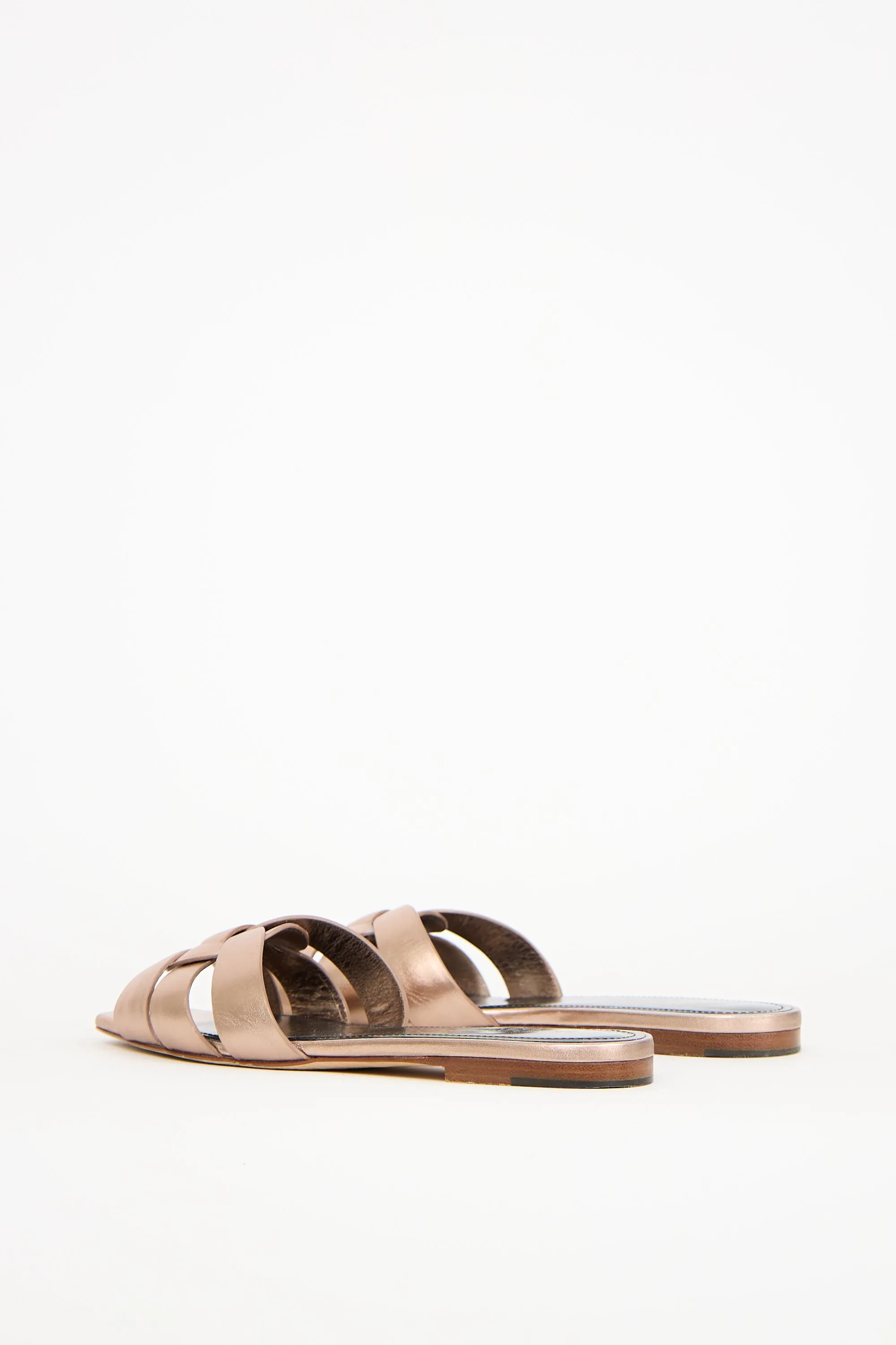 Bronze Leather Tribute Mule