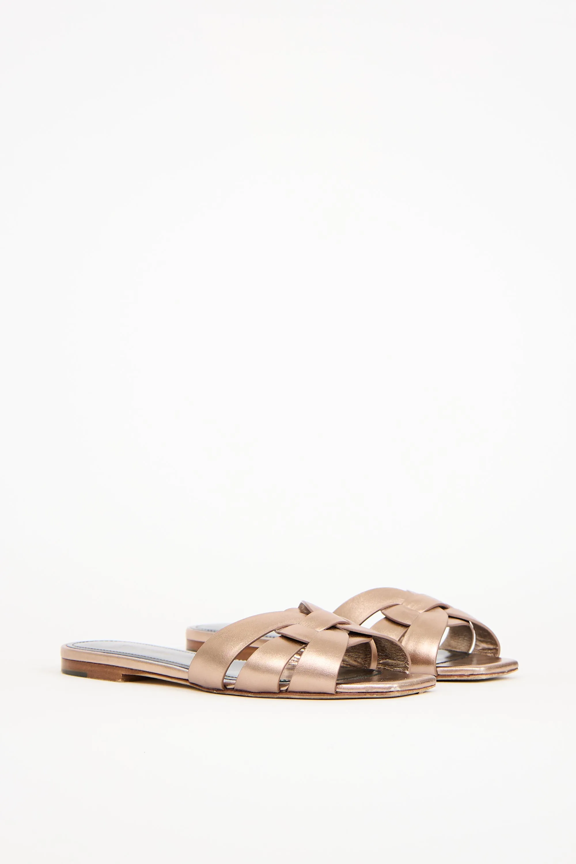 Bronze Leather Tribute Mule