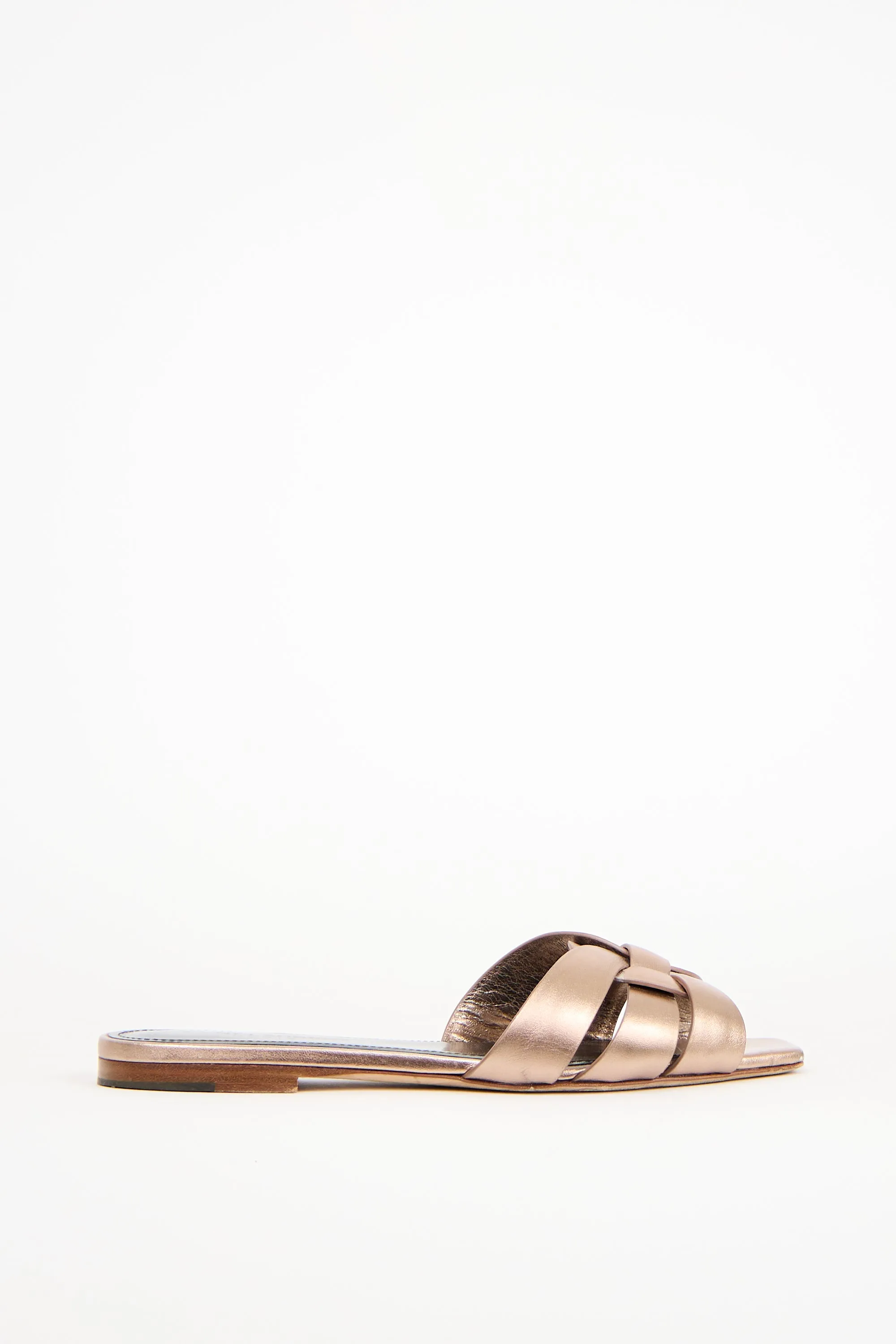 Bronze Leather Tribute Mule