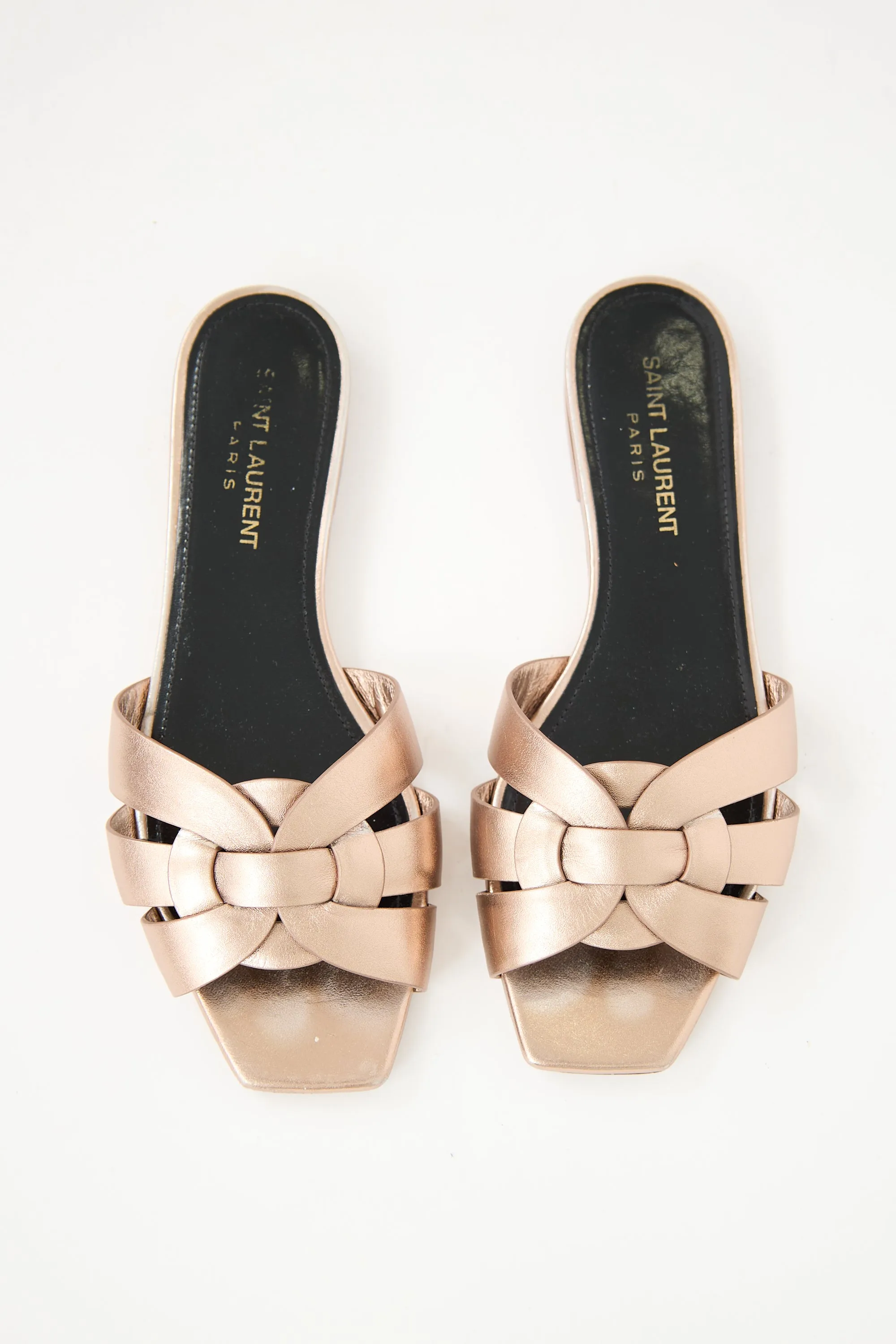 Bronze Leather Tribute Mule
