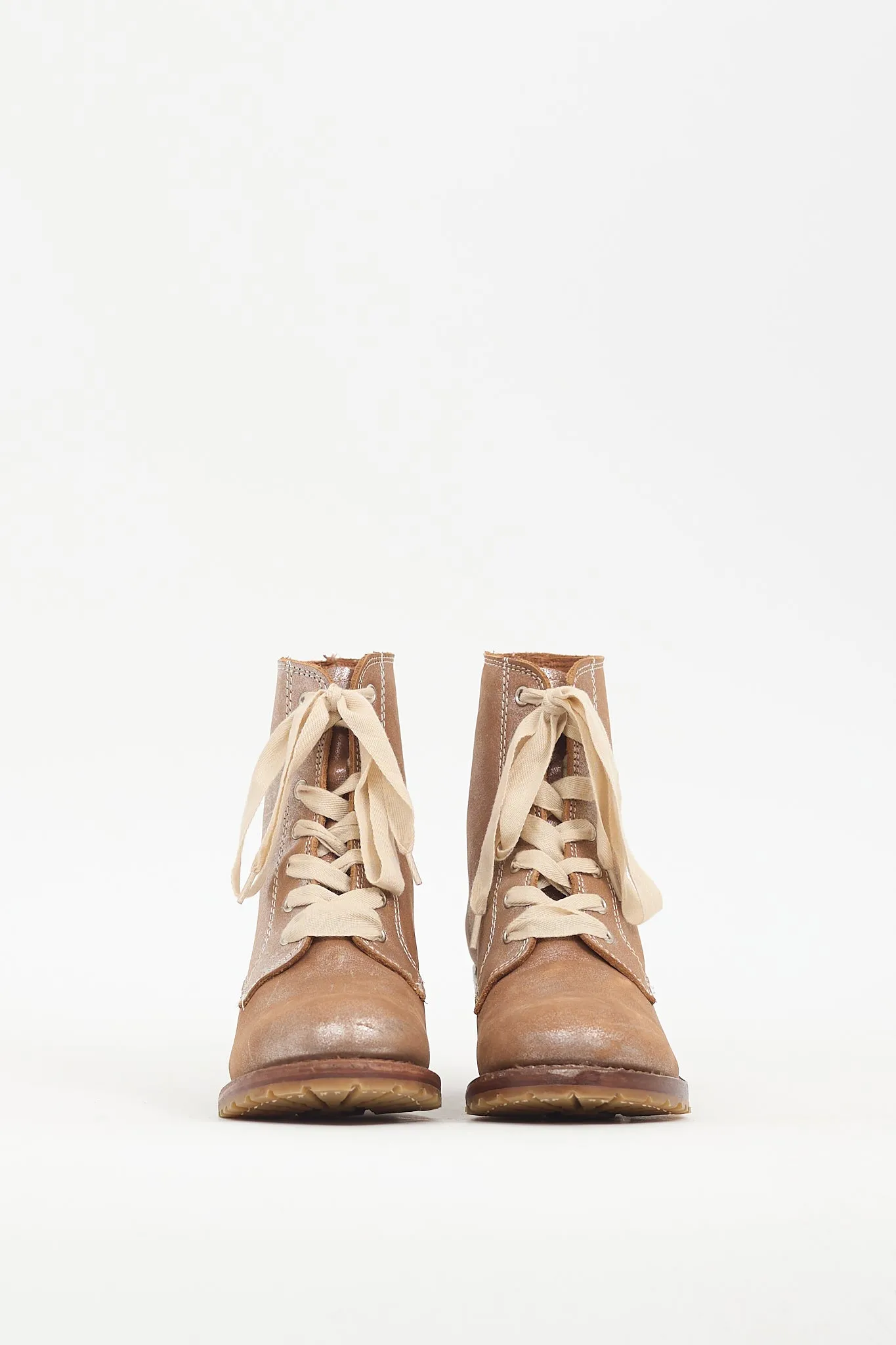 Bronze Metallic Leather Sabrina 6G Boot