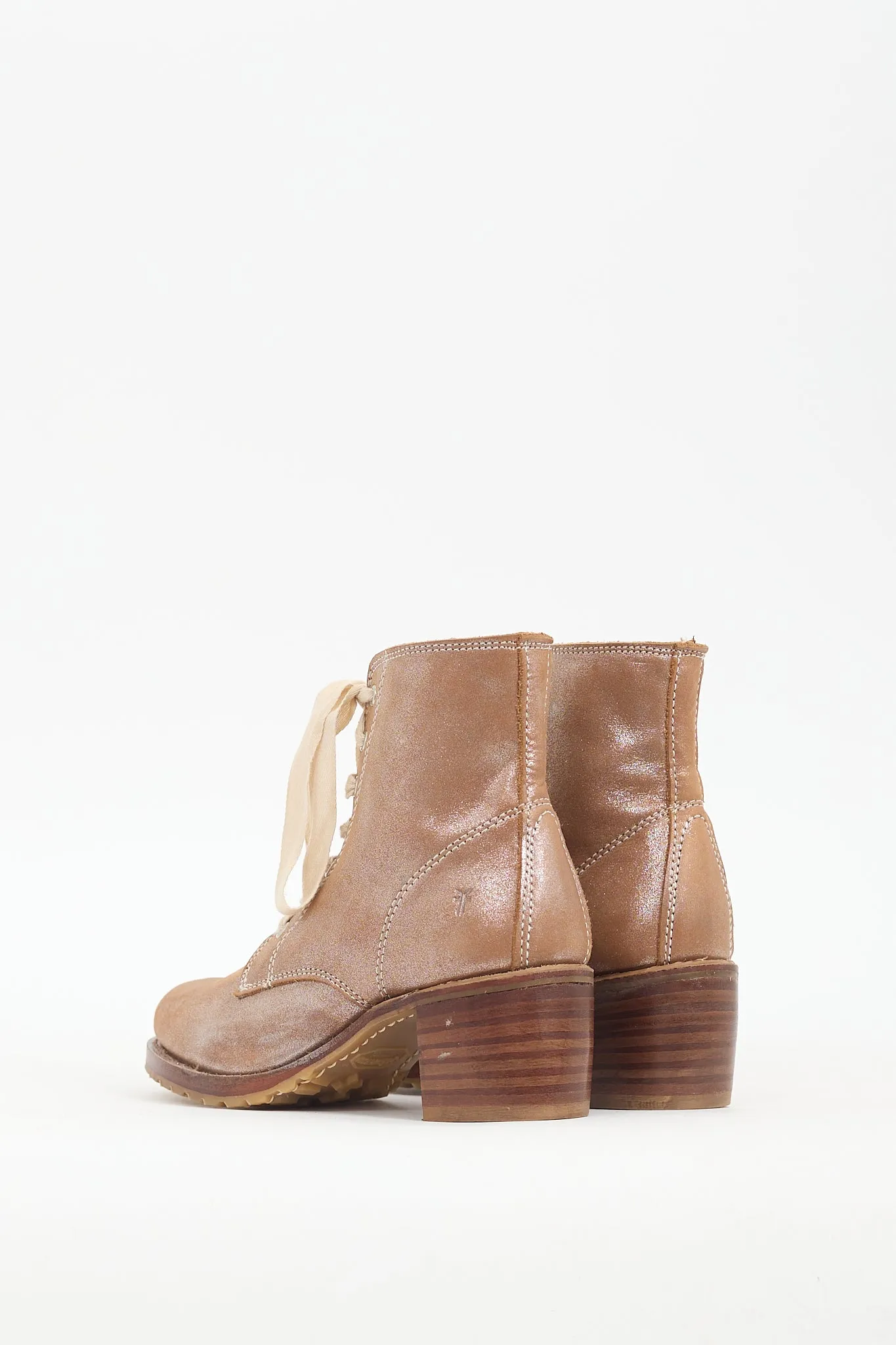 Bronze Metallic Leather Sabrina 6G Boot