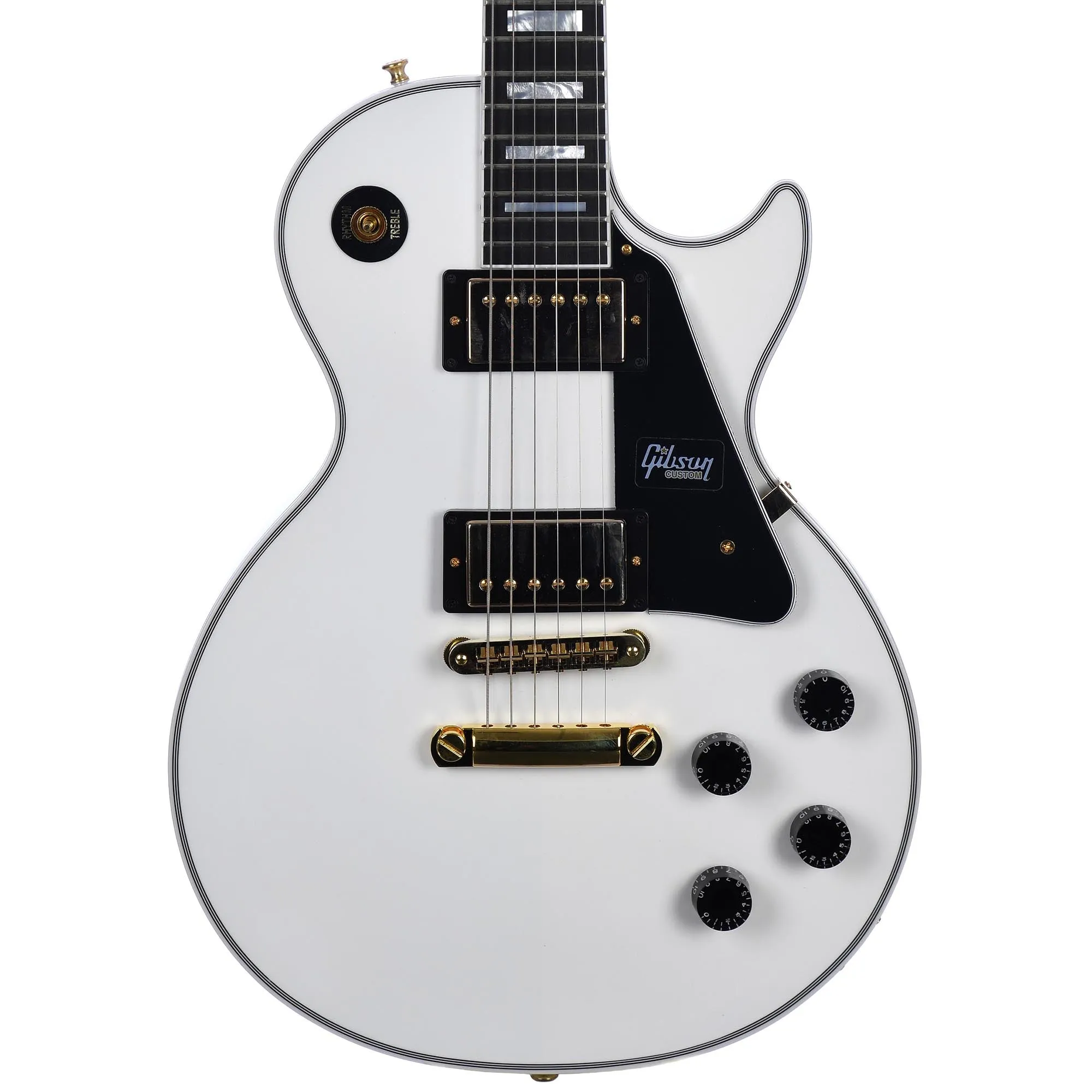 Gibson Custom Les Paul Alpine White Finish With Ebony Fingerboard Gloss