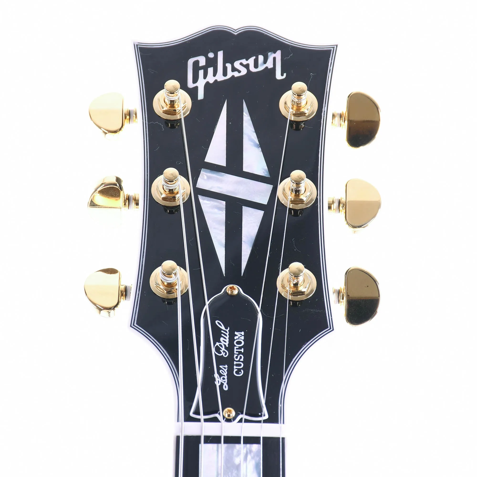 Gibson Custom Les Paul Electric Guitar, Ebony Fingerboard, Ebony Gloss Finish