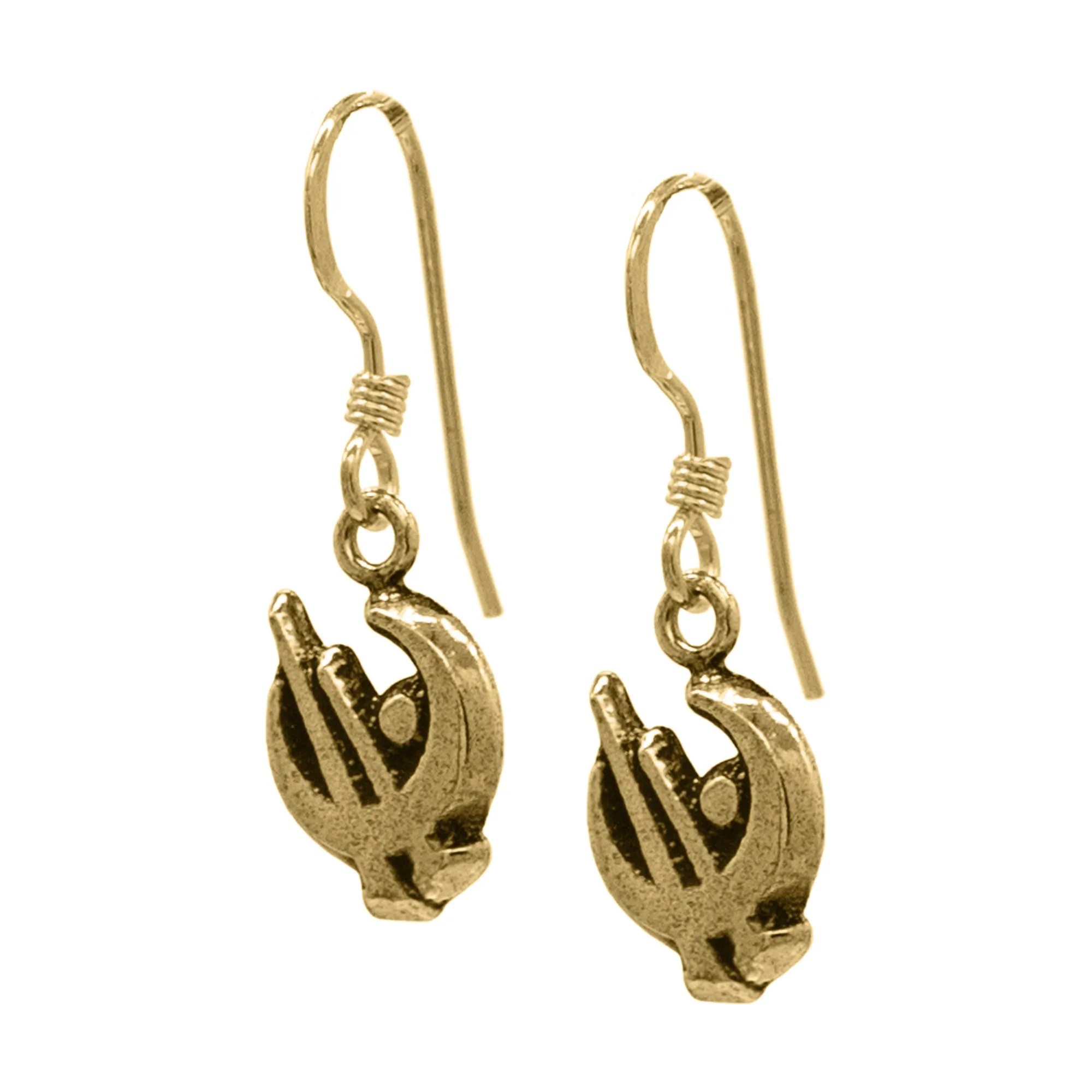 Gold Bronze Allomancer Earrings