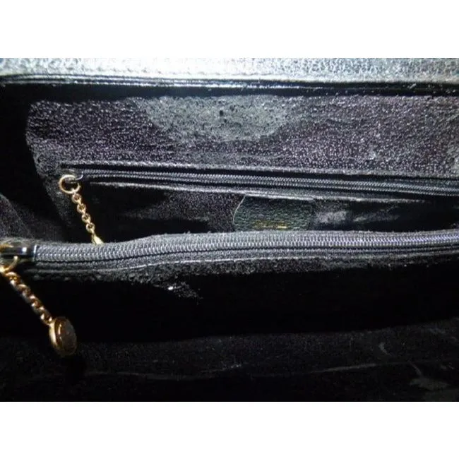 Gucci Xl Two Way Black Suedebamboo Handles Leather And Satchel