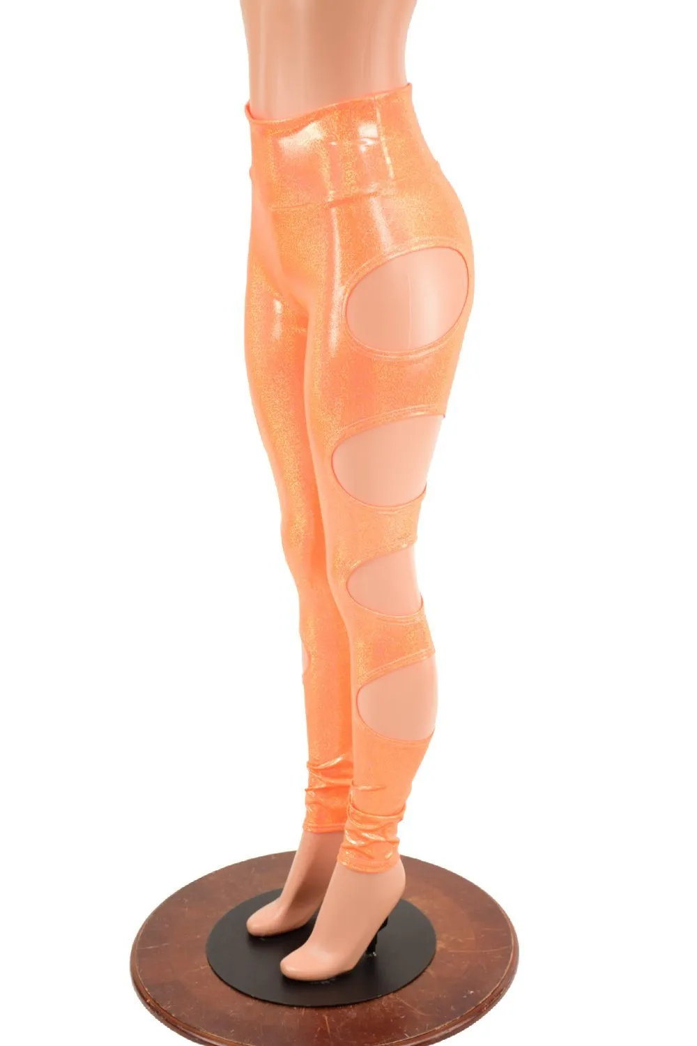 High Waist Quad Cutout Leggings