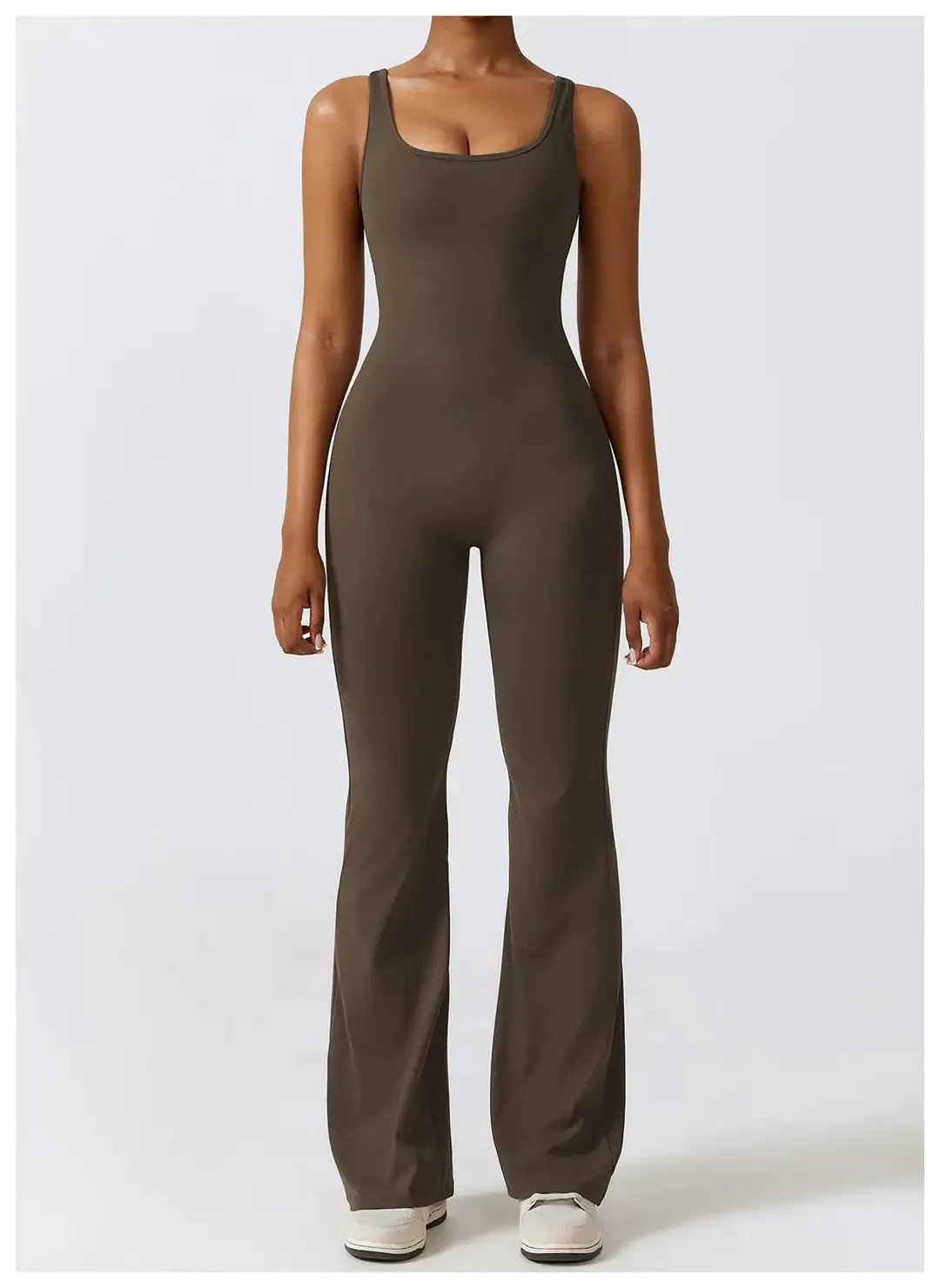 HKK "Look at those Cheeks" Flare Scrunch Jumpsuit