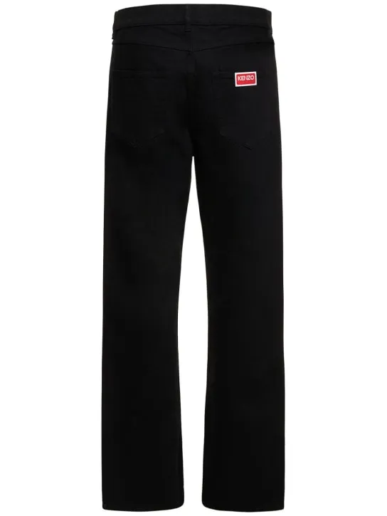 Kenzo Paris   Straight cotton denim jeans 