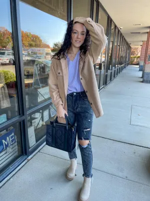 Luna Frayed Denim