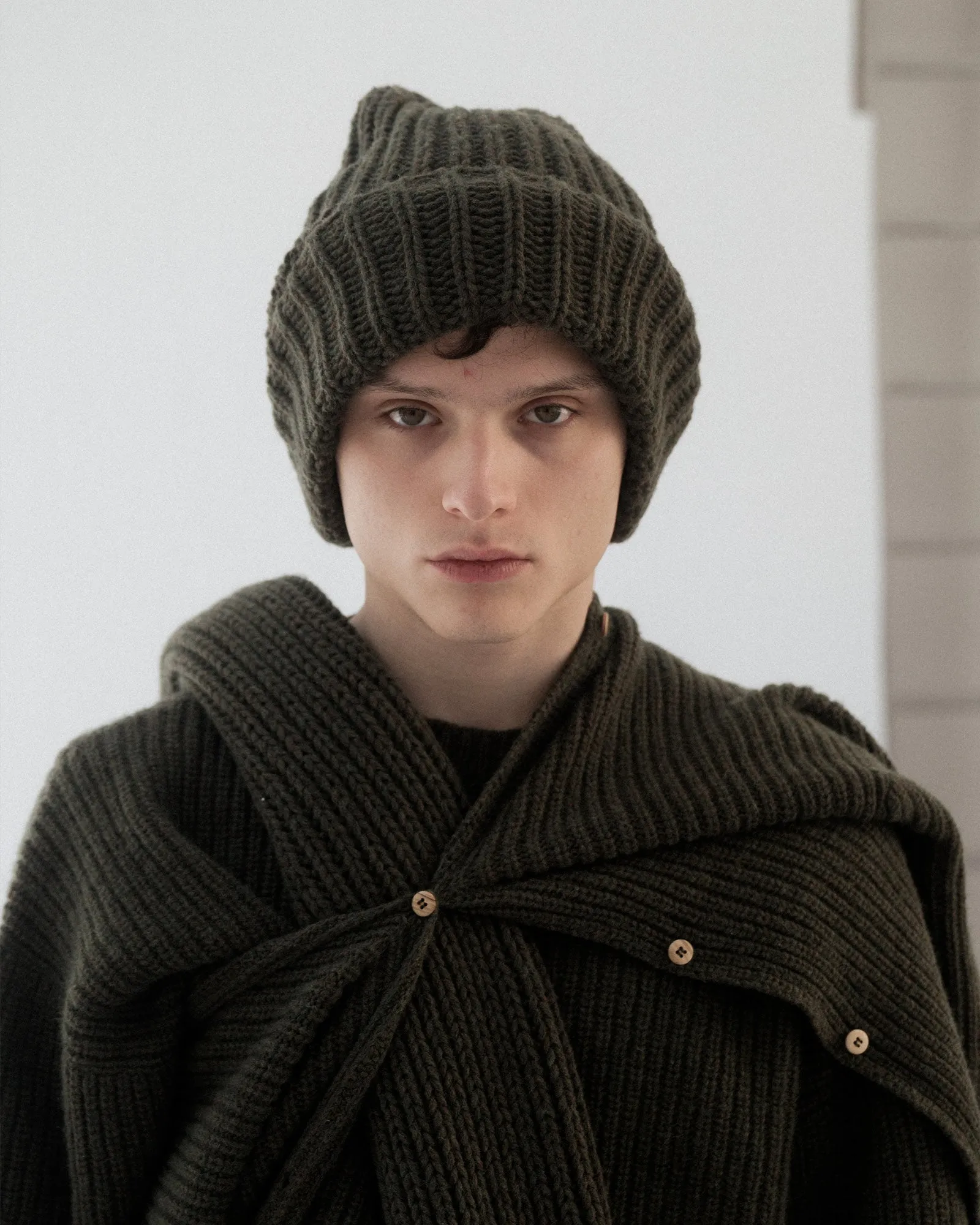 Mea Scarf - Recycled Wool - Foret