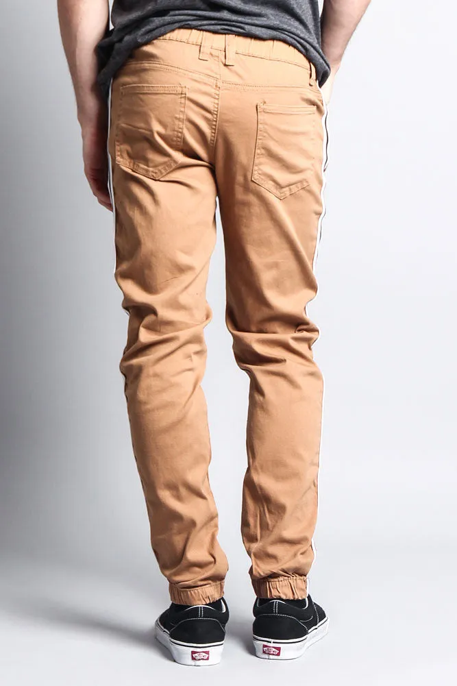 Men's Side Striped Band Joggers