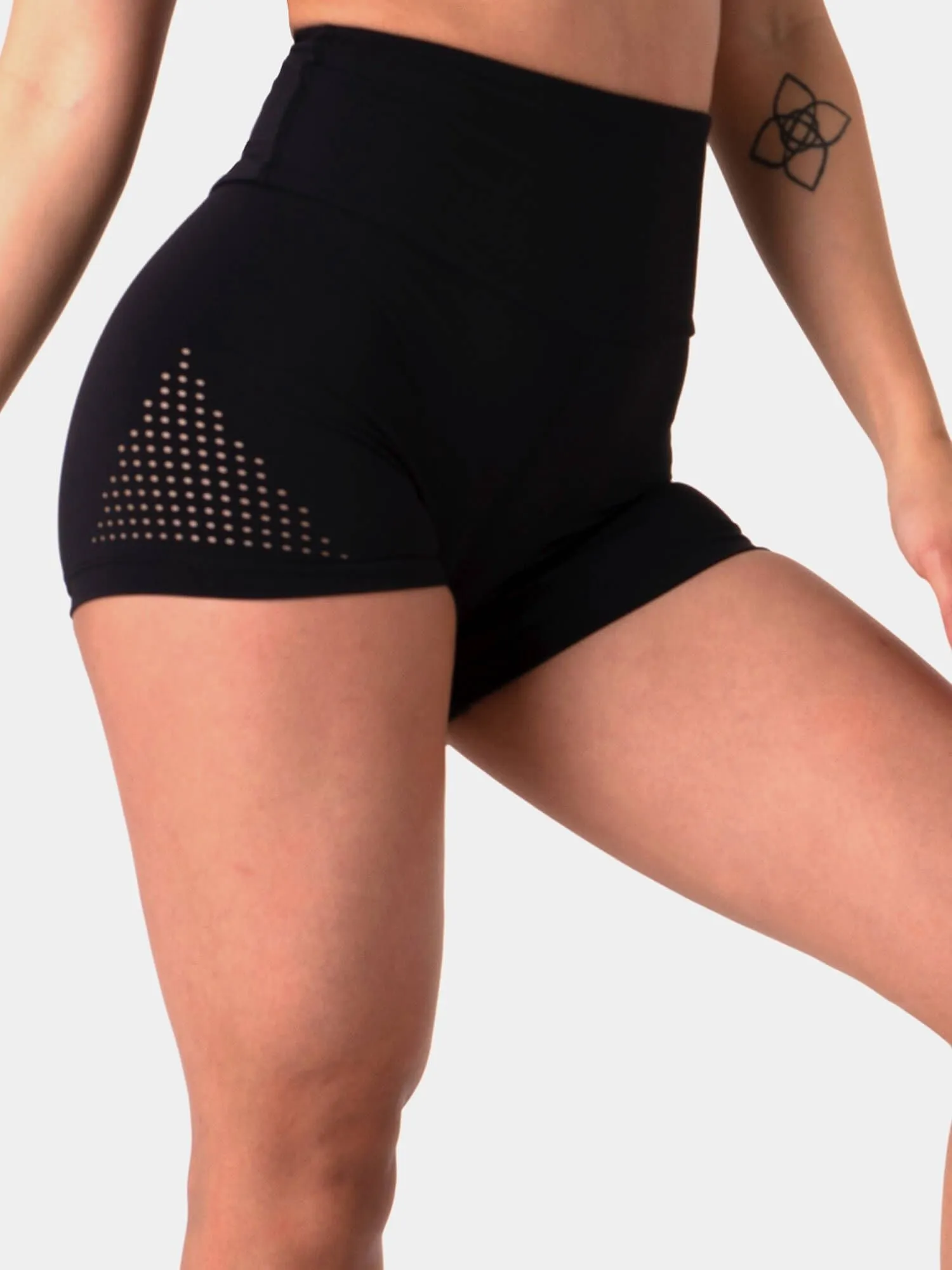 Pastels Booty Shorts -Black