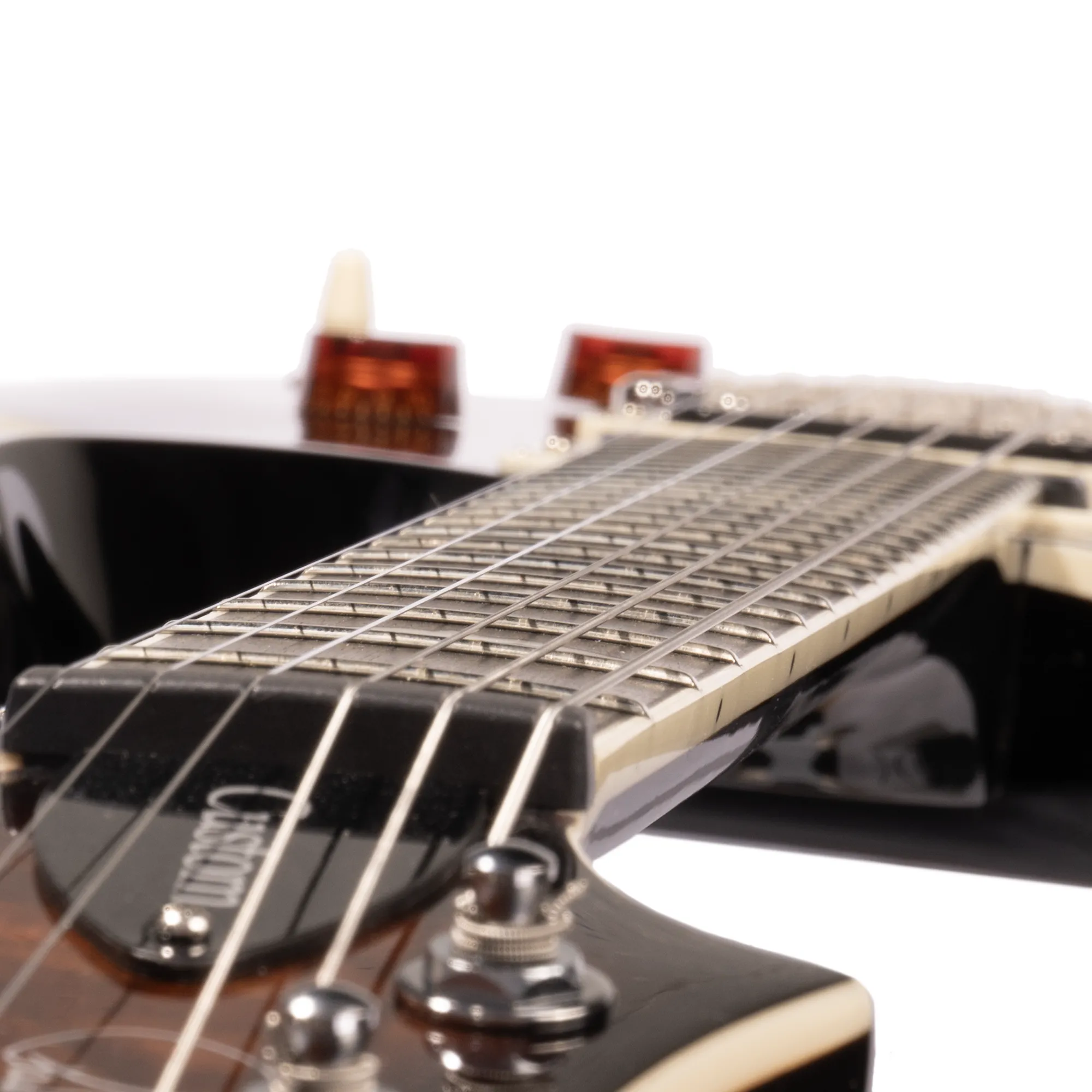 PRS SE Custom 24 Quilt Package Electric Guitar, Black Gold Sunburst