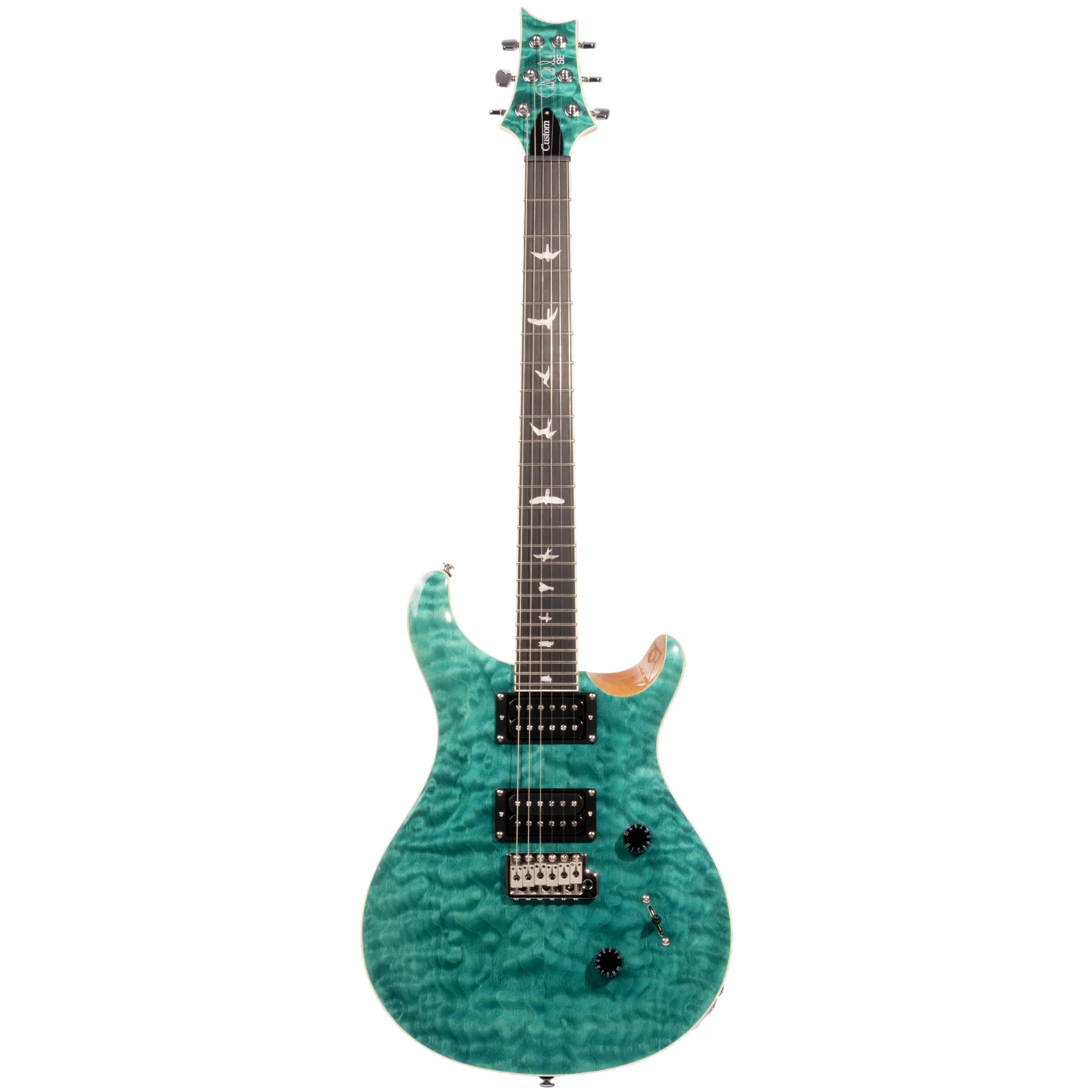 PRS SE Custom 24 Quilt Package Electric Guitar, Turquoise