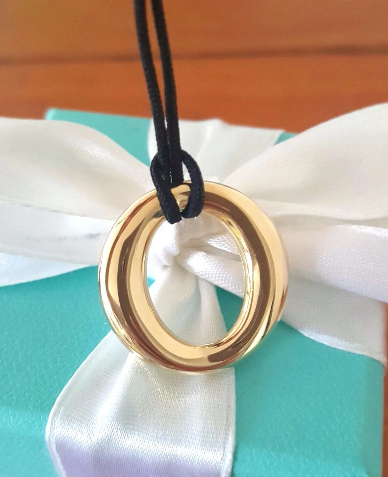 Tiffany & Co. 18ct Yellow Gold Elsa Peretti Selliva Pendant/Necklace