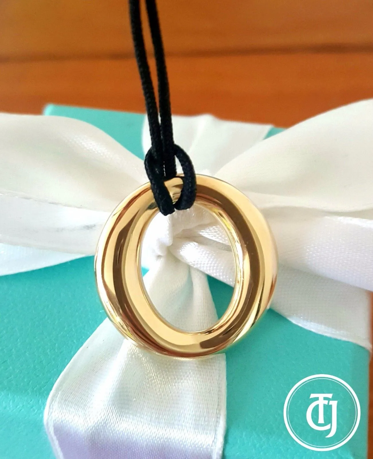 Tiffany & Co. 18ct Yellow Gold Elsa Peretti Selliva Pendant/Necklace