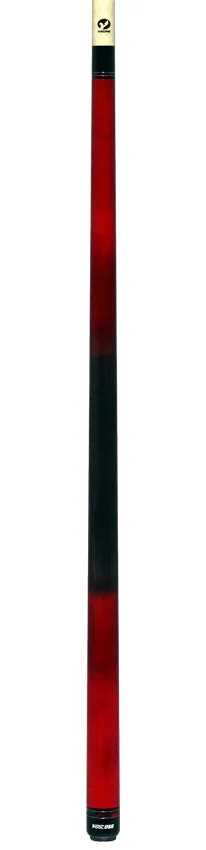 Viking Ultimate Pool USA Range Series Crimson and Smoke Faded Stain Wrapless Pool Cue